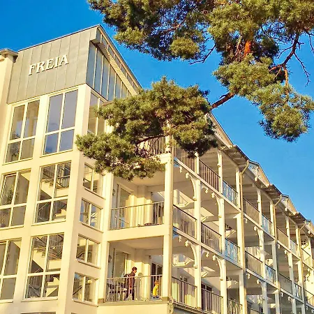 Villa Freia In Binz - Wg 11 Mit Meerblick Und Balkon Exterior photo