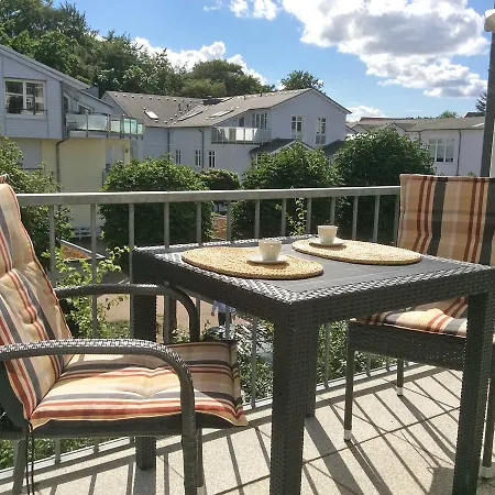 Villa Freia In Binz - Wg 11 Mit Meerblick Und Balkon Exterior photo
